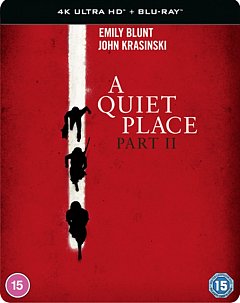 A   Quiet Place: Part II 2020 Blu-ray / 4K Ultra HD + Blu-ray (Steelbook)