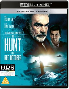 The Hunt for Red October 1990 Blu-ray / 4K Ultra HD + Blu-ray