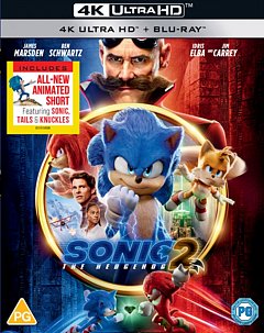 Sonic the Hedgehog 2 2022 Blu-ray / 4K Ultra HD + Blu-ray