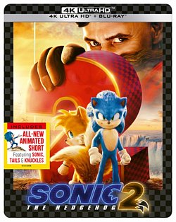 Sonic the Hedgehog 2 2022 Blu-ray / 4K Ultra HD + Blu-ray (Steelbook) - Volume.ro