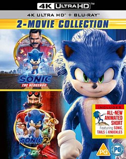 Sonic the Hedgehog: 2-movie Collection 2022 Blu-ray / 4K Ultra HD + Blu-ray (Boxset) - Volume.ro