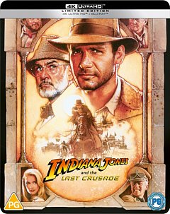 Indiana Jones and the Last Crusade 1989 Blu-ray / 4K Ultra HD + Blu-ray (Steelbook)