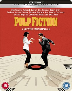 Pulp Fiction 1994 Blu-ray / 4K Ultra HD + Blu-ray (Steelbook) - Volume.ro