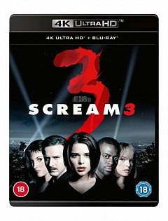 Scream 3 2000 Blu-ray / 4K Ultra HD + Blu-ray