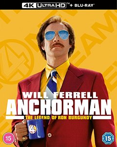 Anchorman - The Legend of Ron Burgundy 2004 Blu-ray / 4K Ultra HD + Blu-ray