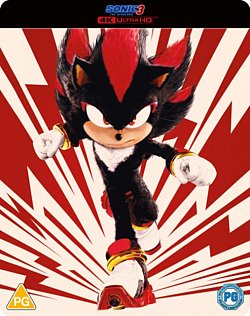 Sonic the Hedgehog 3 2024 Blu-ray / 4K Ultra HD (Steelbook) - Red Edition - Volume.ro