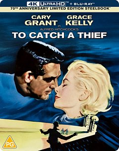 To Catch a Thief 1955 Blu-ray / 4K Ultra HD + Blu-ray (70th Anniversary Ltd Edition Steelbook)