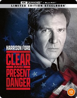 Clear and Present Danger 1994 Blu-ray / 4K Ultra HD + Blu-ray (Limited Edition Steelbook) - Volume.ro
