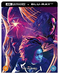 The Marvels 2023 Blu-ray / 4K Ultra HD + Blu-ray (Steelbook)