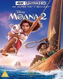 Moana 2 2024 Blu-ray / 4K Ultra HD + Blu-ray