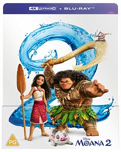 Moana 2 2024 Blu-ray / 4K Ultra HD + Blu-ray (Steelbook)