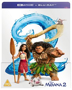Moana 2 2024 Blu-ray / 4K Ultra HD + Blu-ray (Steelbook)