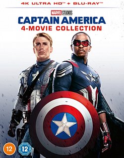 Captain America: 4-movie Collection 2025 Blu-ray / 4K Ultra HD + Blu-ray (Boxset) - Volume.ro