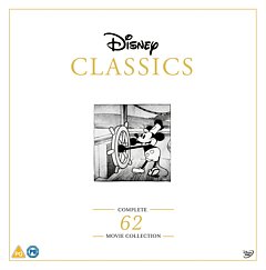Disney Classics: Complete 62 Movie Collection 2024 DVD / Box Set with Book