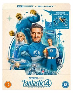 The Fantastic Four: First Steps 2025 Blu-ray / 4K Ultra HD + Blu-ray (Steelbook)