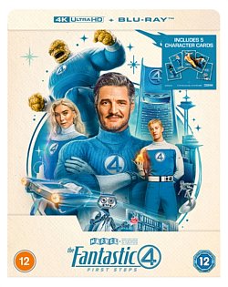 The Fantastic Four: First Steps 2025 Blu-ray / 4K Ultra HD + Blu-ray (Steelbook) - Volume.ro