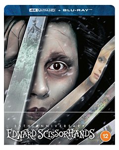 Edward Scissorhands 1990 Blu-ray / 4K Ultra HD + Blu-ray (35th Anniversary Steelbook)