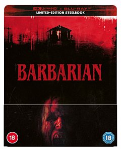 Barbarian 2022 Blu-ray / 4K Ultra HD + Blu-ray (Limited Edition Steelbook)