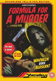 Formula for a Murder 1985 DVD