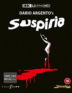 Suspiria 1977 Blu-ray / 4K Ultra HD + Blu-ray + Book
