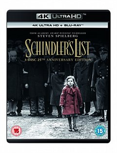 Schindler's List 1993 Blu-ray / 4K Ultra HD + Blu-ray (25th Anniversary Edition)