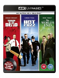 Shaun of the Dead/Hot Fuzz/The World's End 2013 Blu-ray / 4K Ultra HD (Box Set)