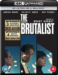 The Brutalist 2025 Blu-ray / 4K Ultra HD + Blu-ray