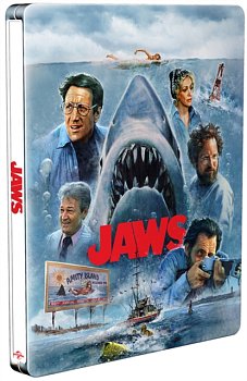 Jaws 1975 Blu-ray / 4K Ultra HD + Blu-ray (50th Anniversary Steelbook) - Volume.ro