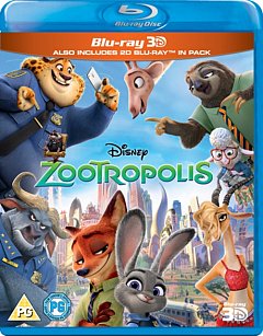 Zootropolis 2016 Blu-ray / 3D Edition with 2D Edition