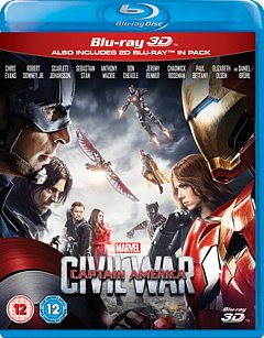Captain America: Civil War 2016 Blu-ray / 3D Edition with 2D Edition