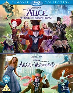 Alice in Wonderland/Alice Through the Looking Glass 2016 Blu-ray