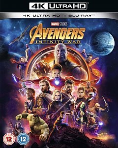 Avengers: Infinity War 2018 Blu-ray / 4K Ultra HD + Blu-ray