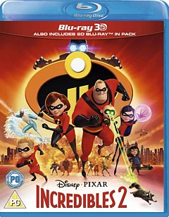 Incredibles 2 2018 Blu-ray / 3D Edition with 2D Edition