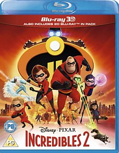 Incredibles 2 2018 Blu-ray / 3D Edition with 2D Edition
