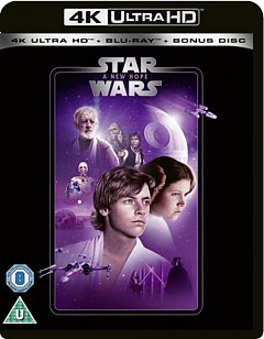 Star Wars: Episode IV - A New Hope 1977 Blu-ray / 4K Ultra HD + Blu-ray
