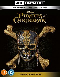 Pirates of the Caribbean: 5-movie Collection 2017 Blu-ray / 4K Ultra HD + Blu-ray (Boxset)