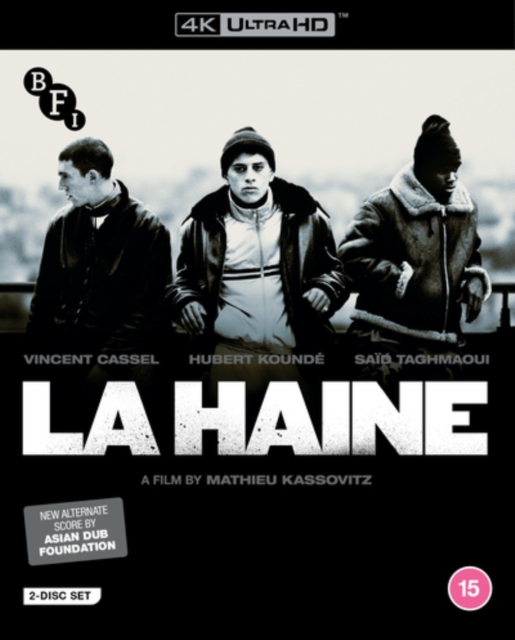La Haine 1995 Blu-ray / 4K Ultra HD (Restored Edition with Book) - Volume.ro