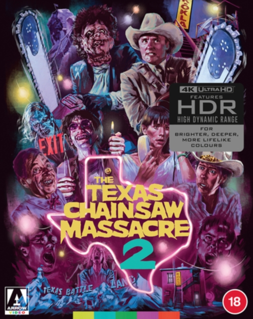 The Texas Chainsaw Massacre 2 1986 Blu-ray / 4K Ultra HD (Restored Limited Edition) - Volume.ro