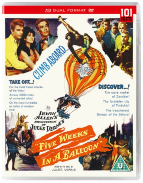 Five Weeks in a Balloon 1962 Blu-ray / with DVD - Double Play - Volume.ro