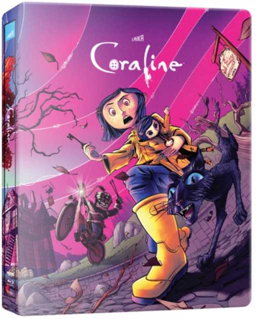Coraline 2009 Blu-ray / 4K Ultra HD + Blu-ray (Steelbook) - Volume.ro