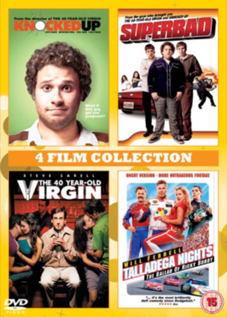 Knocked Up/Superbad/The 40 Year Old Virgin/Talladega Nights 2007 DVD / Box Set - Volume.ro