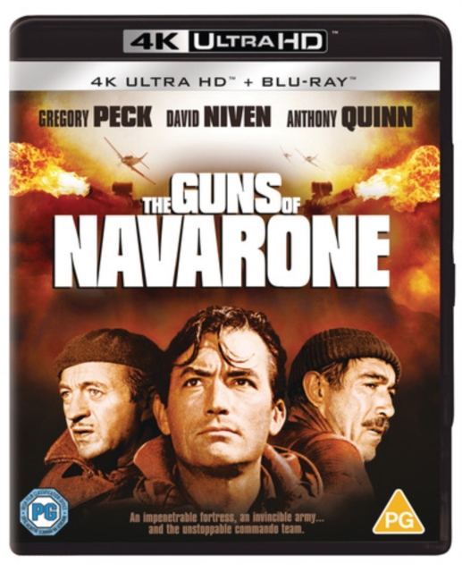 The Guns of Navarone 1961 Blu-ray / 4K Ultra HD + Blu-ray (60th Anniversary) - Volume.ro