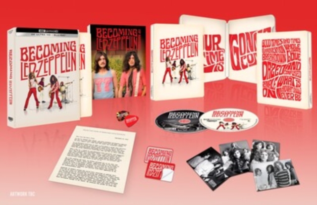 Becoming Led Zeppelin 2025 Blu-ray / 4K Ultra HD + Blu-ray (Limited Edition Steelbook) - Volume.ro