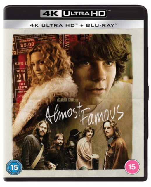 Almost Famous 2000 Blu-ray / 4K Ultra HD + Blu-ray (20th Anniversary) - Volume.ro
