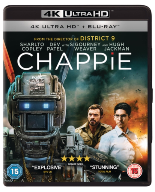 Chappie 2015 Blu-ray / 4K Ultra HD + Blu-ray - Volume.ro