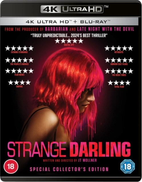 Strange Darling 2023 Blu-ray / 4K Ultra HD + Blu-ray (Special Collector's Edition) - Volume.ro