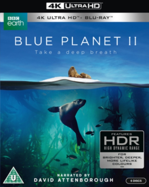 Blue Planet II 2017 Blu-ray / 4K Ultra HD + Blu-ray (Boxset) - Volume.ro