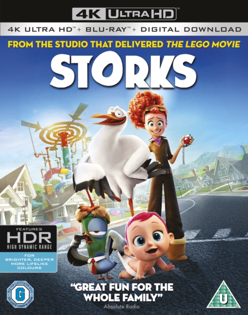 Storks 2016 Blu-ray / 4K Ultra HD + Blu-ray - Volume.ro
