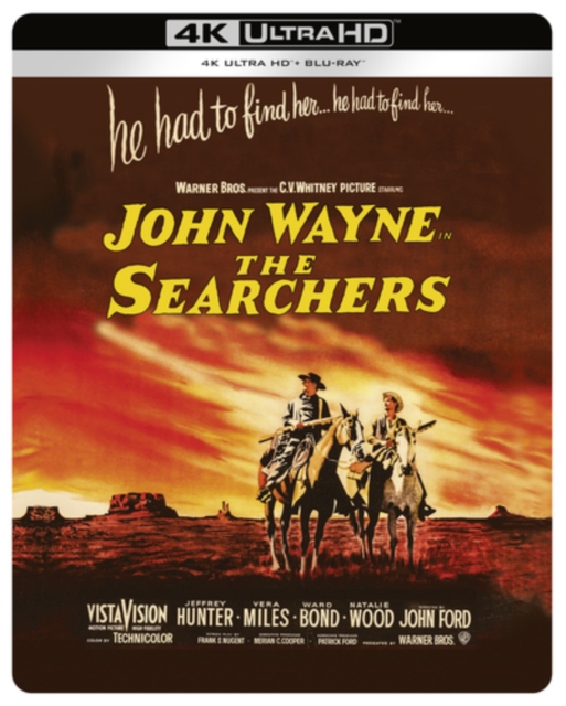The Searchers 1956 Blu-ray / 4K Ultra HD + Blu-ray (Steelbook) - Volume.ro