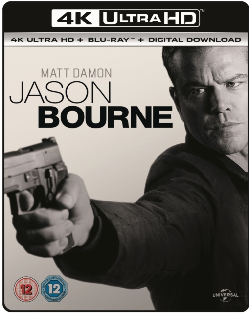 Jason Bourne 2016 Blu-ray / 4K Ultra HD + Blu-ray + Digital Download - Volume.ro
